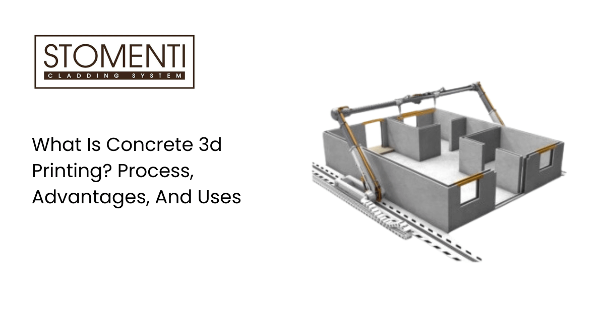 What is Concrete 3D printing? process, its advantages, and uses